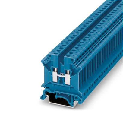 Bloc de jonction bleu à vis - 4mm²