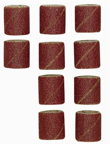 Papier émeri forme feuille cylindrique Ø 10 mm grain 150, 10 pièces