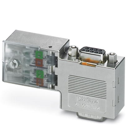 Connecteur mâle D-SUB , 9 pôles, picot, arrivée du câble inférieure à 90°, système de bus : PROFIBUS DP jusqu'à 12