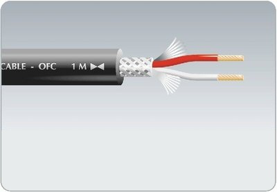 CABLE MICRO BLINDÉ 2C NOIR