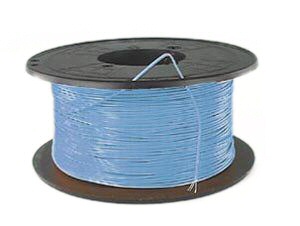 FIL SOUPLE 0.34mm² BLEU CLAIR, BOBINE 200m