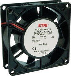 VENTILATEUR 80X80X25 12DC