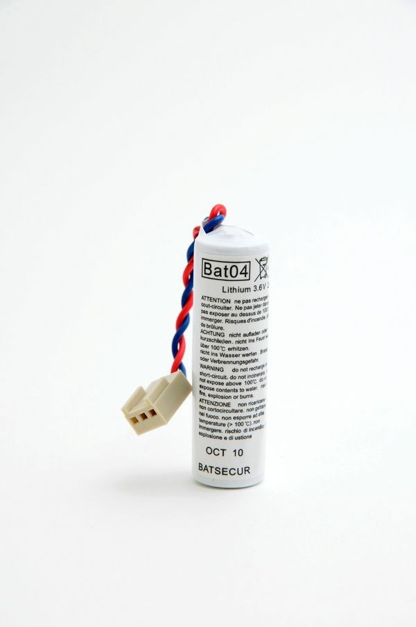 PILE LITHIUM 3.6V 2AH +CONNECTEUR