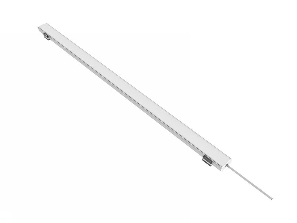 Profilé LED 150cm 36W bl.froid 12VDC transparent, câble 2m PVC