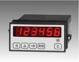 Compteur totalisateur, affichage LED 6 digits, sortie relais, alimentation 24 VDC