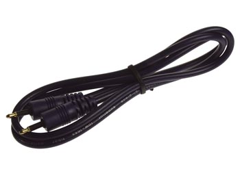 CABLE OPTIQUE - 3.5mm CON VERS 3.5mm CON, OD=5mm, LONGUEUR=1m