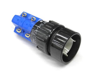 bouton poussoir monostable diamètre 18mm 3NO + 3NC