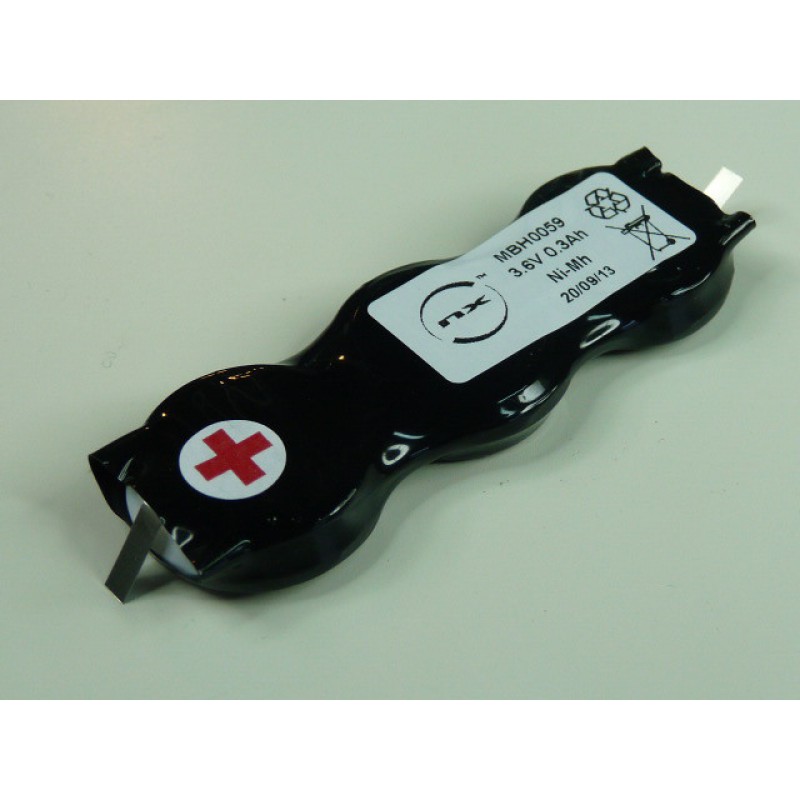 PACK NI-MH 3.6V 300MAH /SANYO COSSE T2 (fabrication à la demande