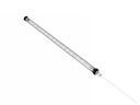 Tube LED IP65 Transparent 25cm 6W bl.froid 12VDC, câble 5m PUR