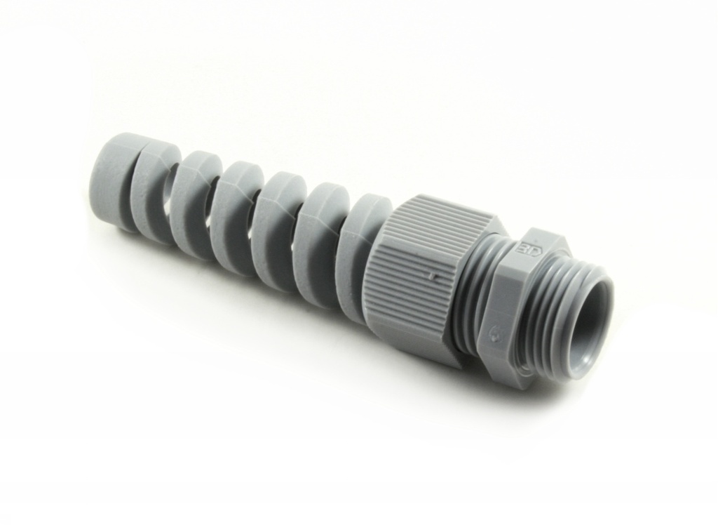 PG21 PRESSE ETOUPE POLYAMIDE AVEC PROTECTION SPIRALE