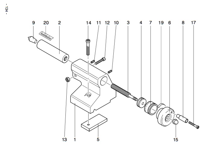 pièce n°5 pour tours PD230