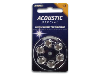 PILE BOUTON ZINC AIR RAYOVAC 1.4V-240mAh 4606.945.406 (6pcs/bl)