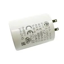 CONDENSATEUR MOTEUR VOLET FOND PLAT  3,15µF - 425/500V -  Ø28x55mm COSSE 2.8