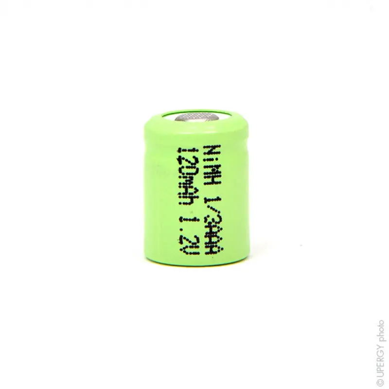 ACCUS 1.2V 120MAH NIMH 1/3AAA 15,2x10,5mm