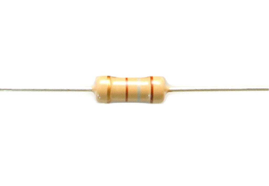 RESISTANCE 3R3 AXIAL 1W 5% COUCHE CARBONE