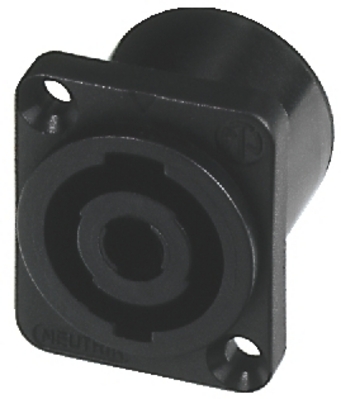 NEUTRIK - EMBASE SPEAKON, 4 POINTS MÂLE, NOIR, TYPE D