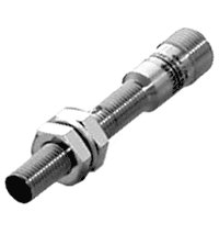 Capteur inductif Ø 8 x 63 mm M8x1 flush 3 mm PNP à fermeture (NO) 1200 Hz Laiton revêtement sans nickel Face sensible
