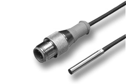 détecteur inductif diamètre 4mm lisse PNP NO connecteur M12 portée 1.5mm