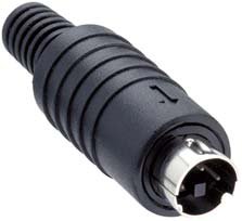 PRISE MINI DIN MALE 5 BROCHES