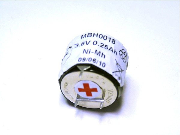 BATTERIE 3.6V 230MAH NIMH 3PICOT ST4/SG/ CI  fabrication à la demande