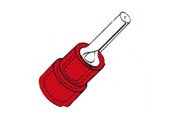 COSSE FEMELLE CYLINDRIQUE ROUGE