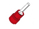 COSSE FEMELLE CYLINDRIQUE ROUGE