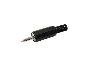 JACK MALE 2.5mm STEREO - PLASTIQUE NOIR