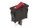 INTERRUPTEUR DE PUISSANCE A BASCULE 6A-250V SPST ON-OFF - CAPUCHON ROUGE
