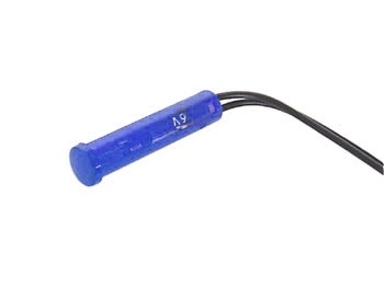 VOYANT ROND 7mm 24V BLEU