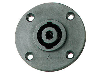  EMBASE FEMELLE PROFESSIONNELLE POUR ENCEINTE - 4 BROCHES