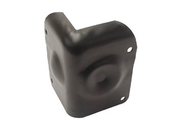 COIN DE PROTECTION POUR ENCEINTES, NOIR MÉTALLIQUE, 50 x 70mm x 90°