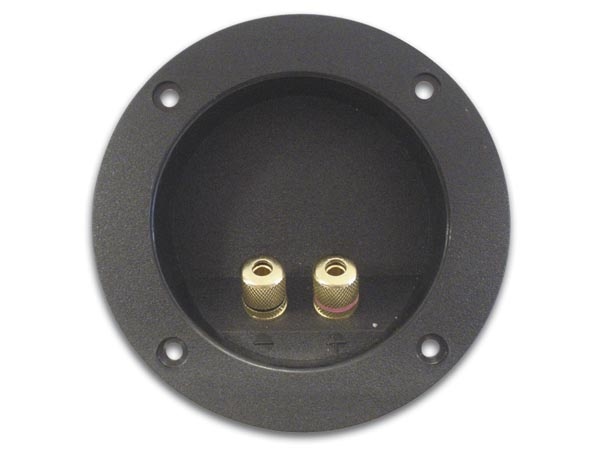 BORNIER POUR ENCEINTE - ROND - DORE