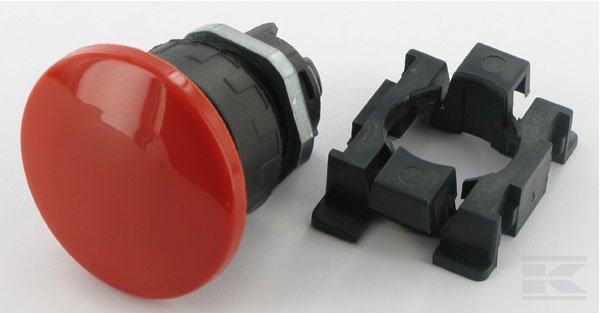 COUP DE POING MONOSTABLE ROUGE VRM-50