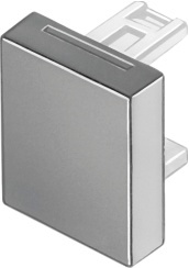 Calotte série 31 Carrée Jaune 18*18mm