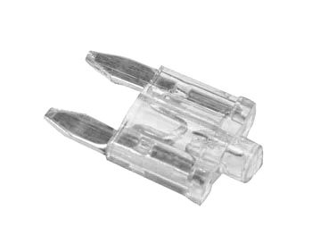 **FUSIBLE AUTOMOBILE MINIATURE AVEC VOYANT LUMINEUX (25A - BLANC)